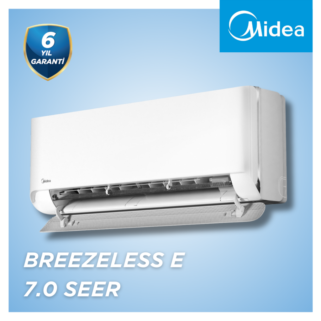 Midea Breezeless E Midea Duvar Tipi 12000/18000 BTU